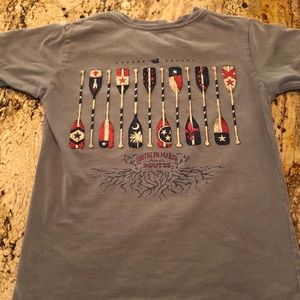 Southern Marsh gray River Routes youth M t-shirt